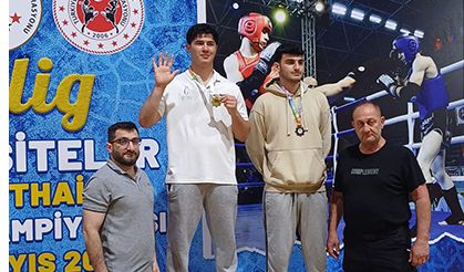 MUAY THAİ ŞAMPİYONASI'NDA ÜÇÜNCÜ OLDU