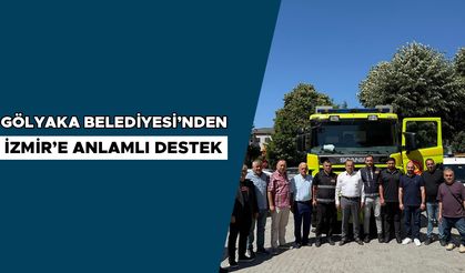 GÖLYAKA İTFAİYESİ YANGIN BÖLGESİNE GÖNDERİLDİ