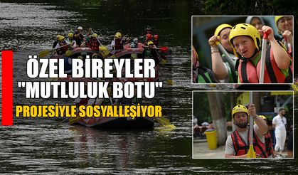 CUMAYERİ İLÇESİNDE DÜZENLENEN RAFTİNG TURLARIYLA ADRENALİNLE TANIŞIYORLAR