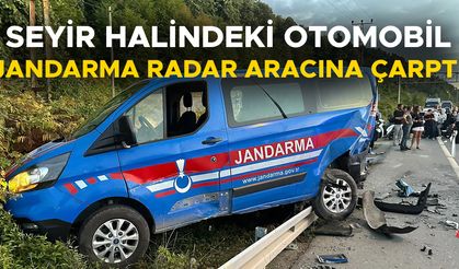 KORKUTAN KAZADA OTOMOBİL SÜRÜCÜSÜ YARALANDI