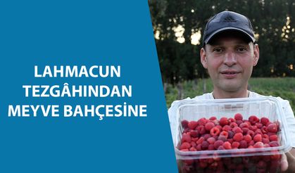 ATIL ARAZİYİ MEYVE BAHÇESİNE DÖNÜŞTÜREREK ÜRETİCİ OLDU