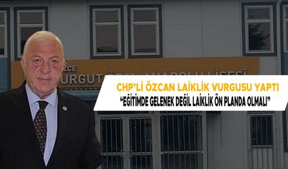 “EĞİTİMDE GELENEK DEĞİL LAİKLİK ÖN PLANDA OLMALI”