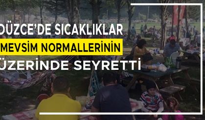 SICAK HAVAYI FIRSAT BİLENLER MESİRE ALANLARINI DOLDURDU