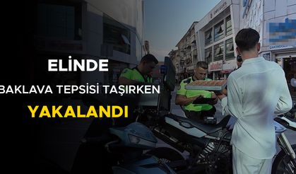 MOTOSİKLET SÜRÜCÜSÜ YEDİĞİ CEZAYA BİLE İTİRAZ EDEMEDİ