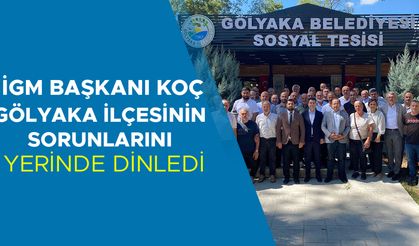 MAHALLE VE KÖY MUHTARLARI İLE TOPLANTI DÜZENLEDİ