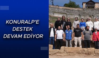 GÖNÜLLÜLER KAZIDA ÇALIŞIYOR