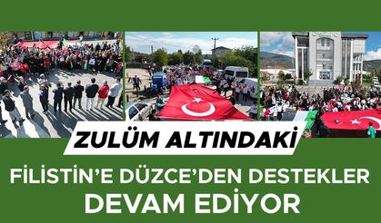 İMAM HATİP LİSESİ ÖĞRENCİLERİNDEN GAZZE’YE DESTEK YÜRÜYÜŞÜ