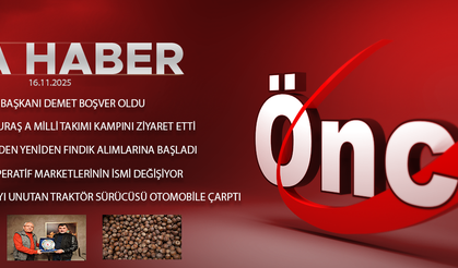 16 KASIM 2025 ÖNCÜ ANA HABER