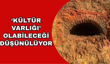 YOL ÇALIŞMASI SIRASINDA ORTAYA ÇIKTI