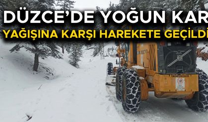 İL ÖZEL İDARESİ VE DÜZCE BELEDİYESİ KIŞ TEDBİRLERİNİ TAMAMLADI