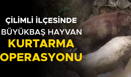 İTFAİYE EKİPLERİ VE KÖYLÜLER SEFERBER OLDU