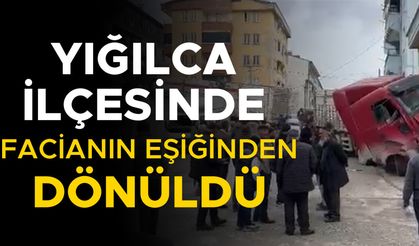 SÜRÜCÜ KONTROLÜNÜ KAYBETTİ TIR MARKETE GİRDİ