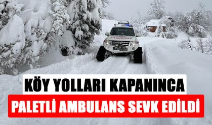 YIĞILCA İLÇESİNDE 95 YAŞINDAKİ HASTA İÇİN YOĞUN MÜCADELE