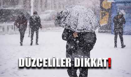 DÜZCE’DE KUVVETLİ KAR YAĞIŞI BEKLENİYOR