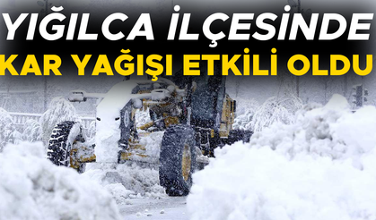 BAZI KÖYLER BEYAZA BÜRÜNDÜ