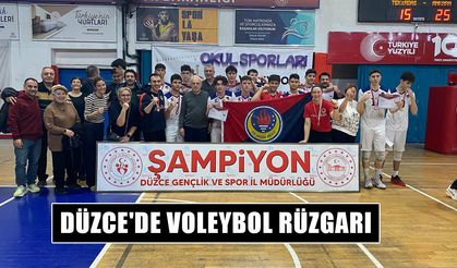 DÜZCE'DE VOLEYBOL RÜZGARI