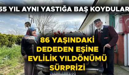 ROMANTİK ŞİİR YAZDI, GELİN ARABASI SÜSLEDİ