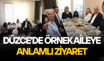 MİLLİ AİLE HAFTASI’NDA AYNI SOFRADA BULUŞTULAR