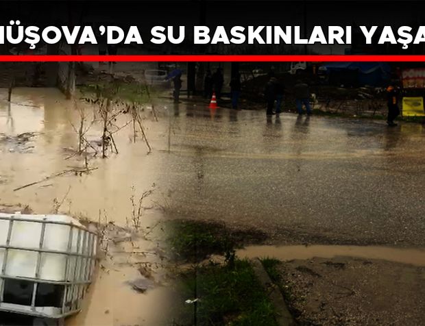 BAZI EVLER SULAR ALTINDA KALDI