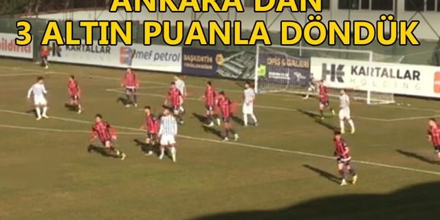 İKİNCİ YARIYA İYİ BAŞLADIK