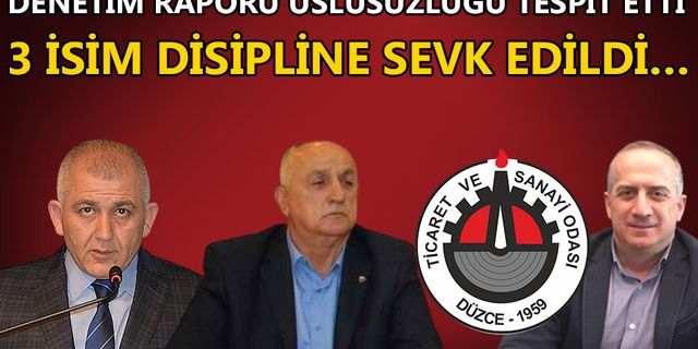 TUNCAY ŞAHİN’İN DÜZCE TSO MECLİS ÜYELİĞİ DÜŞEBİLİR