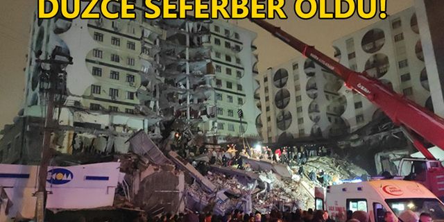 DEPREM BÖLGESİNE HAREKETE GEÇTİLER!