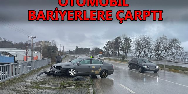 KAZA SONUCU 1 KİŞİ YARALANDI
