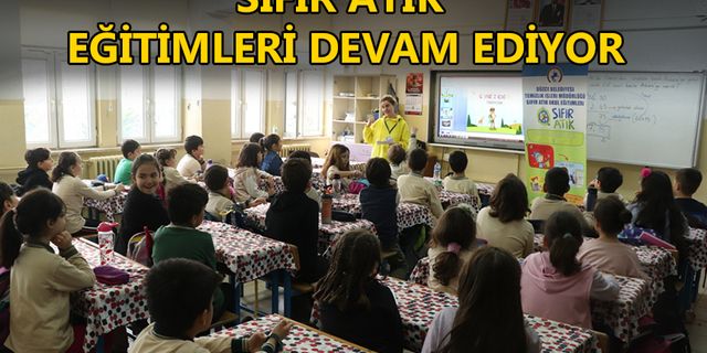 İSRAFLA MÜCADELEYİ KÜÇÜK YAŞTA ÖĞRENİYORLAR