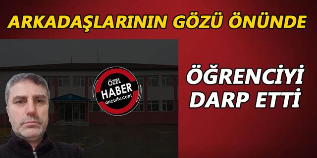 O ÖĞRETMENİN İKİ YIL HAPSİ İSTENİYOR...
