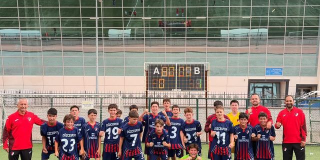 DÜZCESPOR U-14 SEZONA GALİBİYETLE BAŞLADI