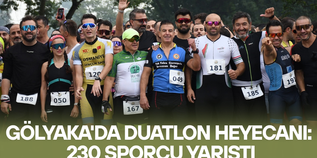 23 İLDEN GELEN SPORCULAR EFTENİ DUATLONU'NDA BULUŞTU
