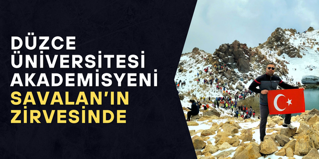 DOÇ. DR. SACİT’TEN BÜYÜK TIRMANIŞ BAŞARISI