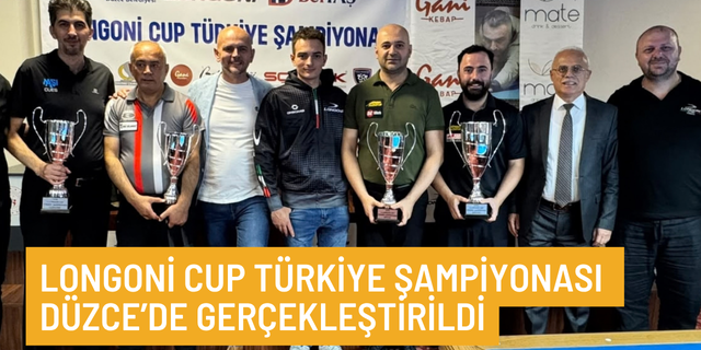 BİLARDO SPORUNUN ÖNEMLİ İSİMLERİ DÜZCE’DE BULUŞTU