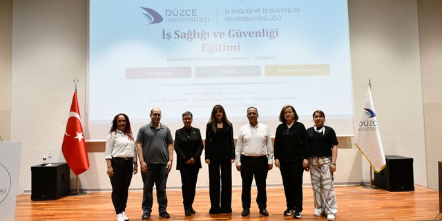 DÜ’DE TEMEL İŞ SAĞLIĞI VE GÜVENLİĞİ EĞİTİMLERİ SÜRÜYOR