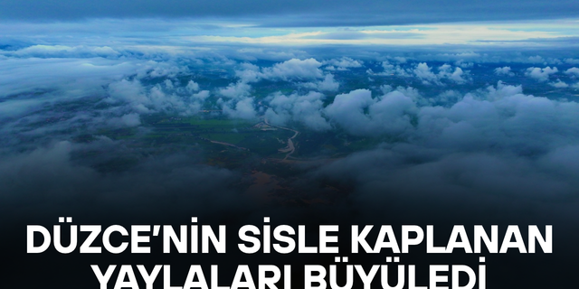 EŞSİZ MANZARA DRONLA GÖRÜNTÜLENDİ