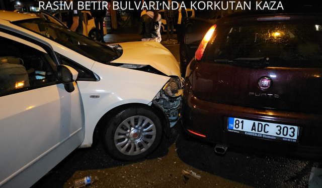 2 ARAÇ ÇARPIŞTI 1 KİŞİ YARALANDI