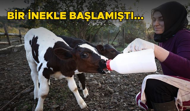 DEVLET DESTEĞİYLE ÇİFTLİK KURDU