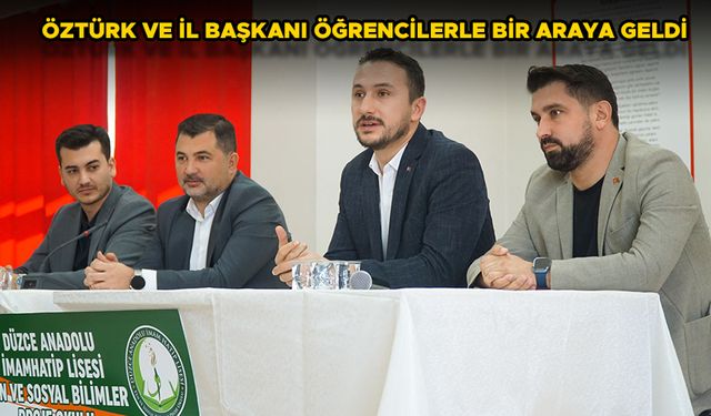 ŞENGÜLOĞLU: “GENÇLERİMİZİN GÖZLERİNİZDEKİ IŞIK, BİZE UMUT VERİYOR”