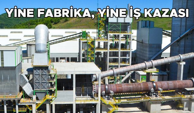 MARMARA ÇİMENTO İŞÇİSİ MAKİNEYE SIKIŞTI