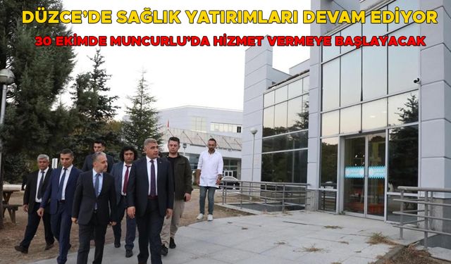 VALİ ASLAN HASTANEDE İNCELEMELERDE BULUNDU