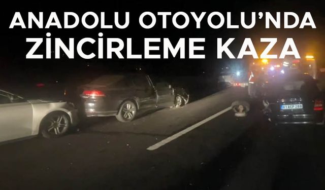 11 ARAÇ BİRBİRİNE GİRDİ 7 KİŞİ YARALANDI