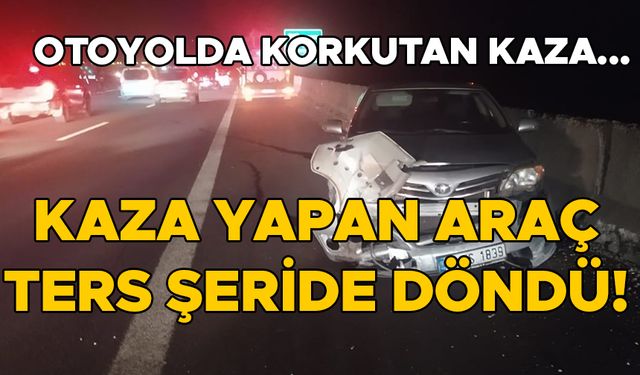 AYNI ARAÇTA BULUNAN 2 KİŞİ YARALANDI