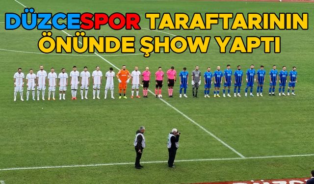 DÜZCE CAM DÜZCESPOR: 2 - ARNAVUTKÖY BELEDİYE GENÇLİKSPOR: 1