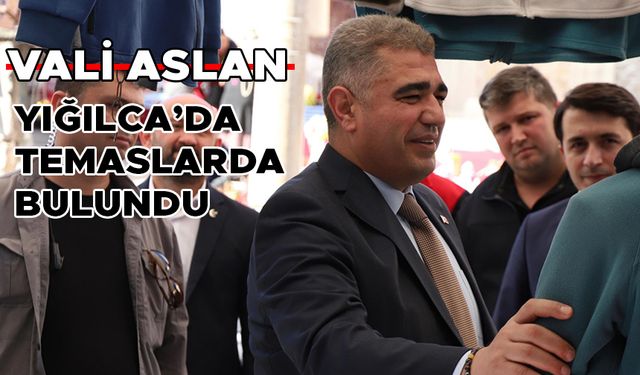 VATANDAŞLARIN SORUNLARINI DİNLEDİ
