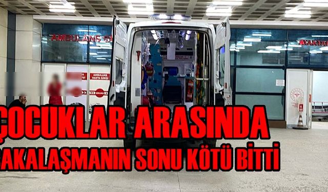 BİR KİŞİ ALDIĞI BIÇAK DARBESİYLE YARALANDI