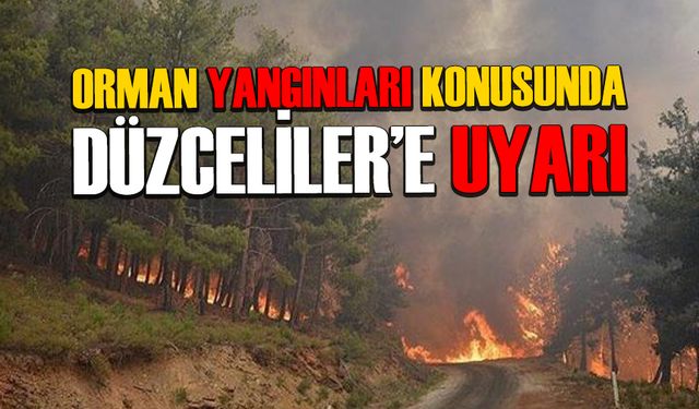 “ORMANLIK BÖLGELERDE ANIZ ATEŞİ YAKMAYIN”