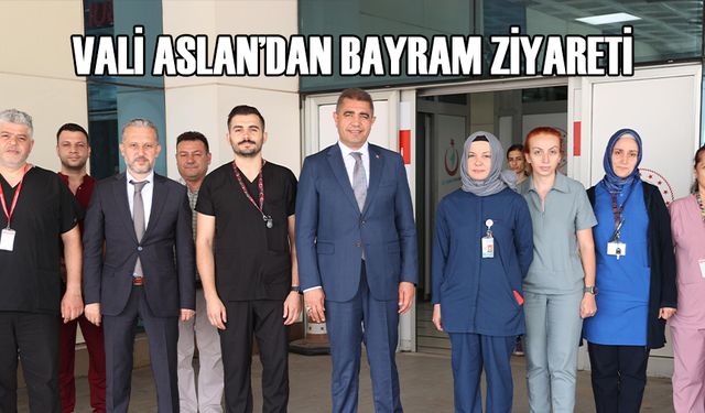 SAĞLIKÇILAR VE HASTALARIN BAYRAMINI KUTLADI