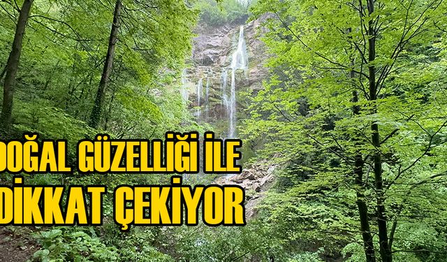 SAKLIKENT ŞELALESİ ZİYARETÇİLERİNİ HAYRAN BIRAKIYOR