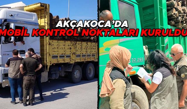 ORMAN EMVALİ TAŞIYAN ARAÇLAR KONTROL EDİLDİ