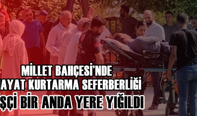 İLK MÜDAHALEYİ MESAİ ARKADAŞLARI YAPTI